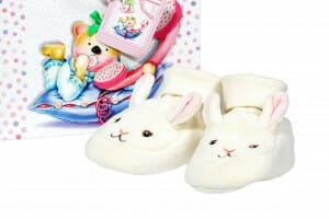 Baby shoes with gift bag