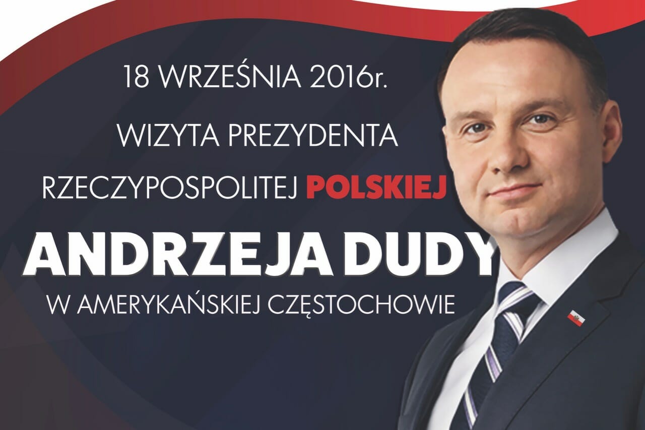 Prezydent Andrzej Duda w Amerykańskiej Częstochowie - spotkanie z Polonią