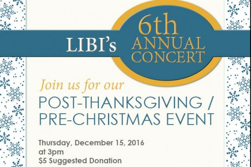 LIBI zaprasza na koncert dziękczynno-śwąteczny!