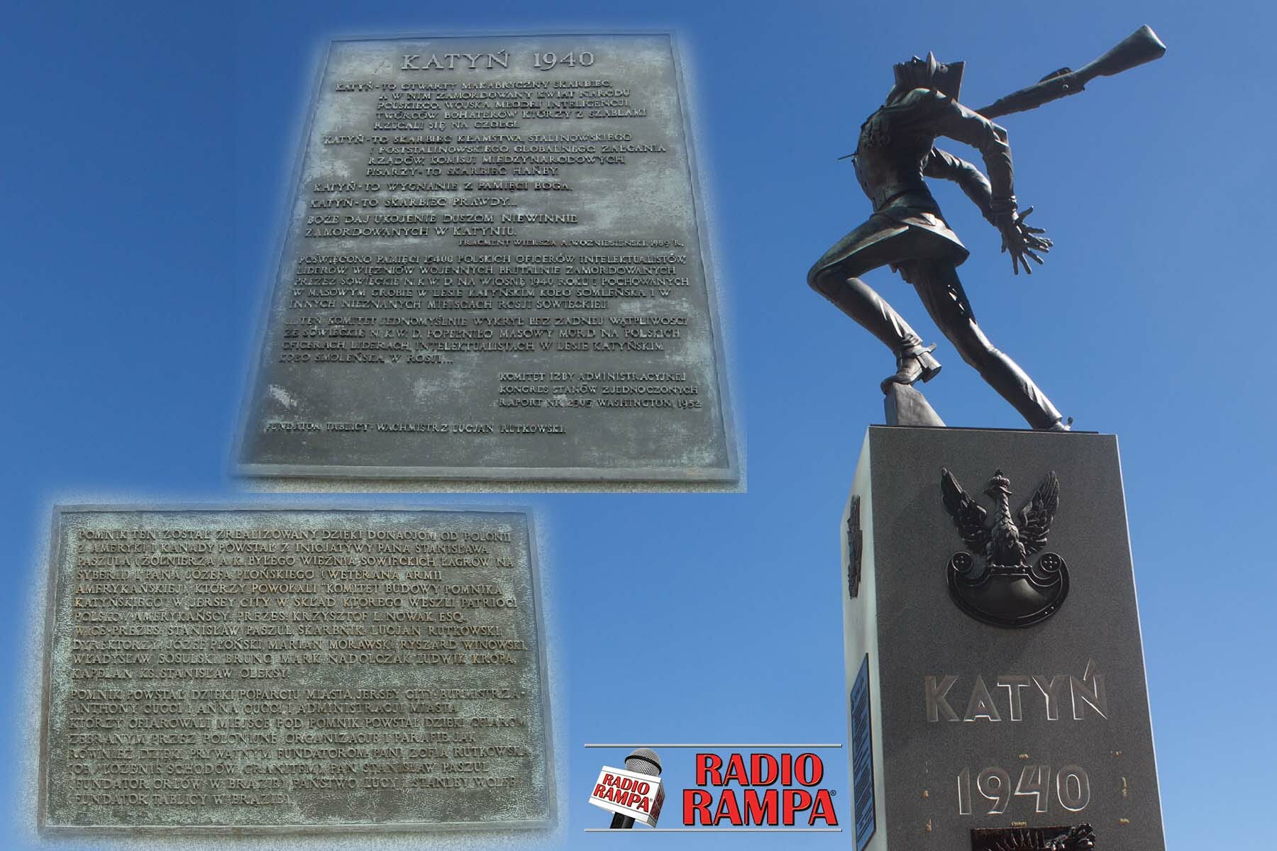 Weekend starań o zachowanie pomnika Katyńskiego w Exchange Place w Jersey City - lista wydarzeń