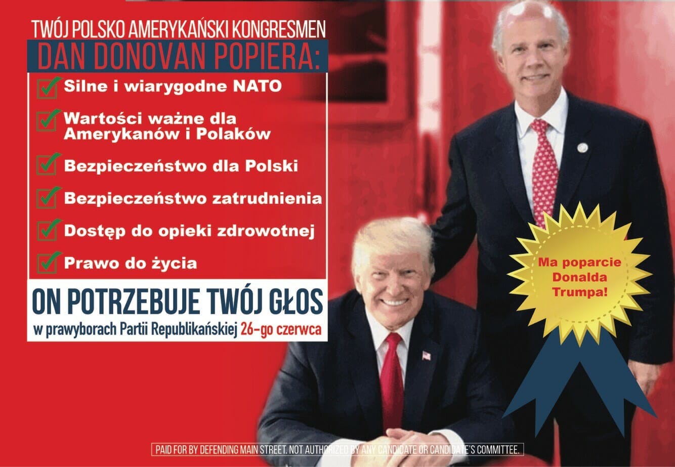 Dan Donavan: Twój Polsko-Amerykański Kongresmen
