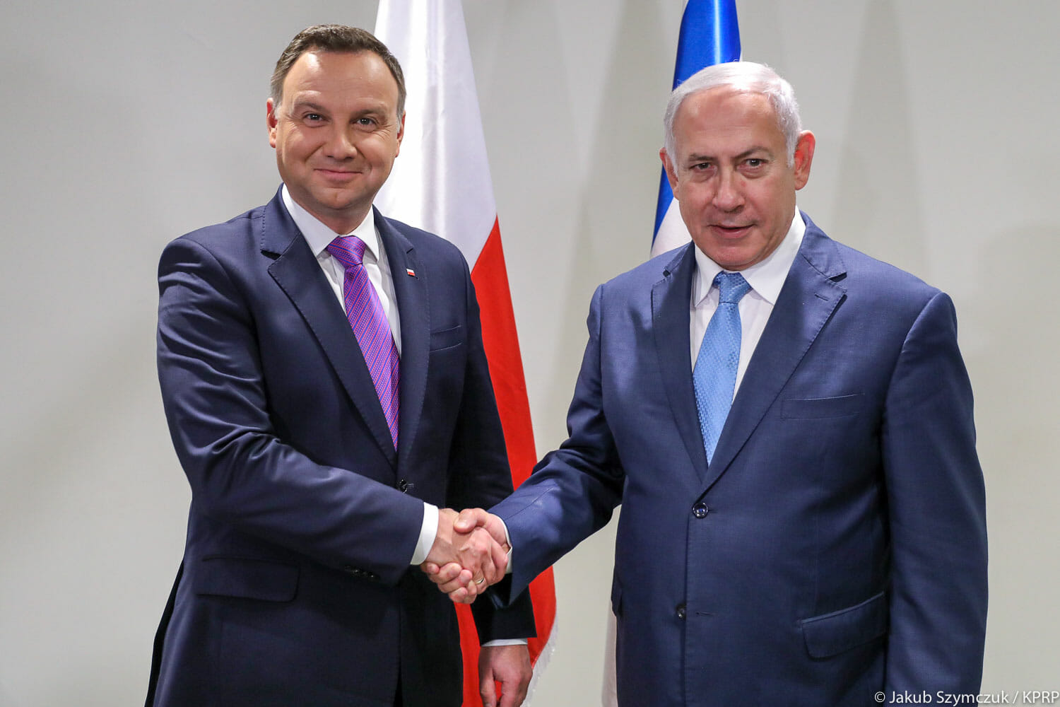 Prezydent Andrzej Duda spotkał się z Premierem Netanjahu