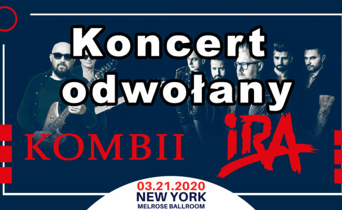 Koncert: Kombii & IRA - 21 marca, 2020 - NY