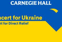 Wielki koncert dla Ukrainy w Carnegie Hall – 23 maja