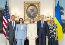 Ołena Zełenska w Białym Domu