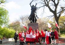 Polonijny Bieg Niepodległości z Flagą w Central Park
