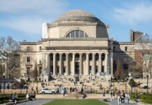 Propalestyńskie protesty na uniwersytecie Columbia w Nowym Jorku