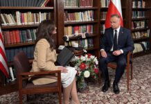 Wywiad z Prezydentem Polski Andrzejem Dudą w Amerykańskiej Częstochowie