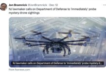 Tajemnicze drony nad NJ i NY