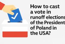 How to cast a vote in runoff elections of the President of Poland in the USA